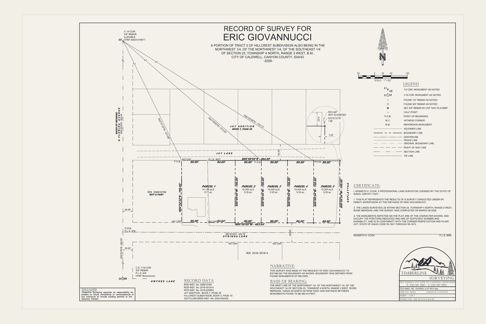 0 Syringa Lane land development